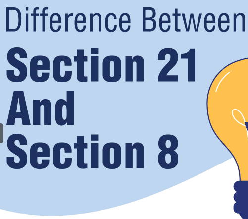 Difference between Section 21 and Section 8 - Infograph